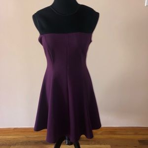 REALLY CUTE AQUA DRESS PURPLE W BLACK MESH